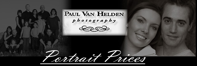 Paul Van Helden Photography - Portrait Prices for Tucson and Southern Arizona