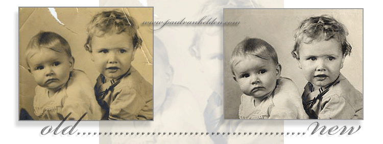 Restored Baby Photo