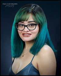 Clara - Actor Headshot on Black Background