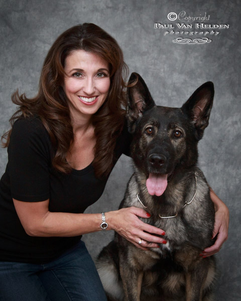 Woman and Dog