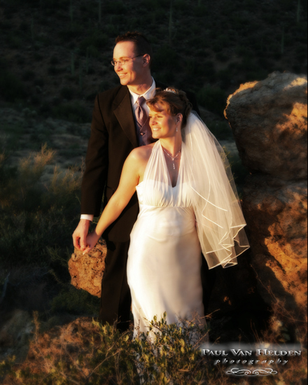 Matt and Mary, at Gates Pass in the Tucson Mountains