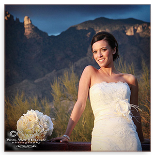 Anna and the Santa Catalina Mountains