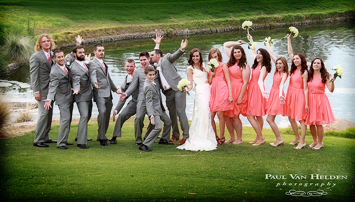 Wedding Party at the Highlands at Dove Mountain